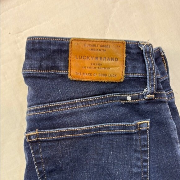 Lucky Brand Blue Skinny Jeans with Tapered Leg Size 27 - Picture 6 of 10